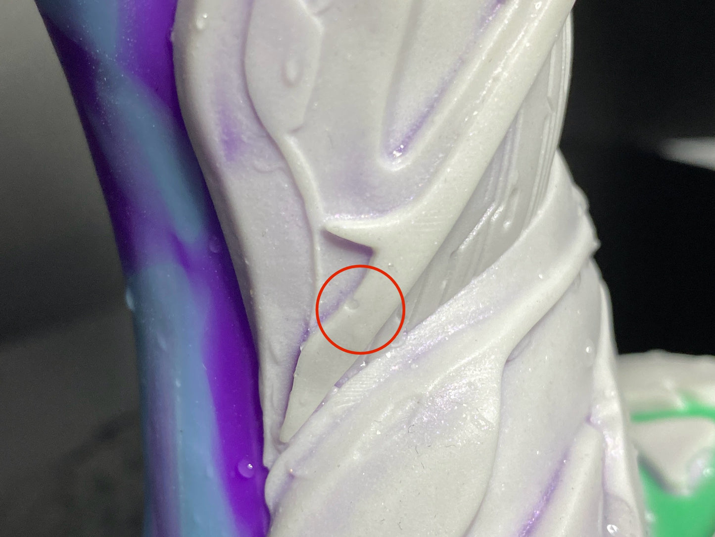 MERCIO - L - Soft (00-30) - GITD - Handpaint *flop*