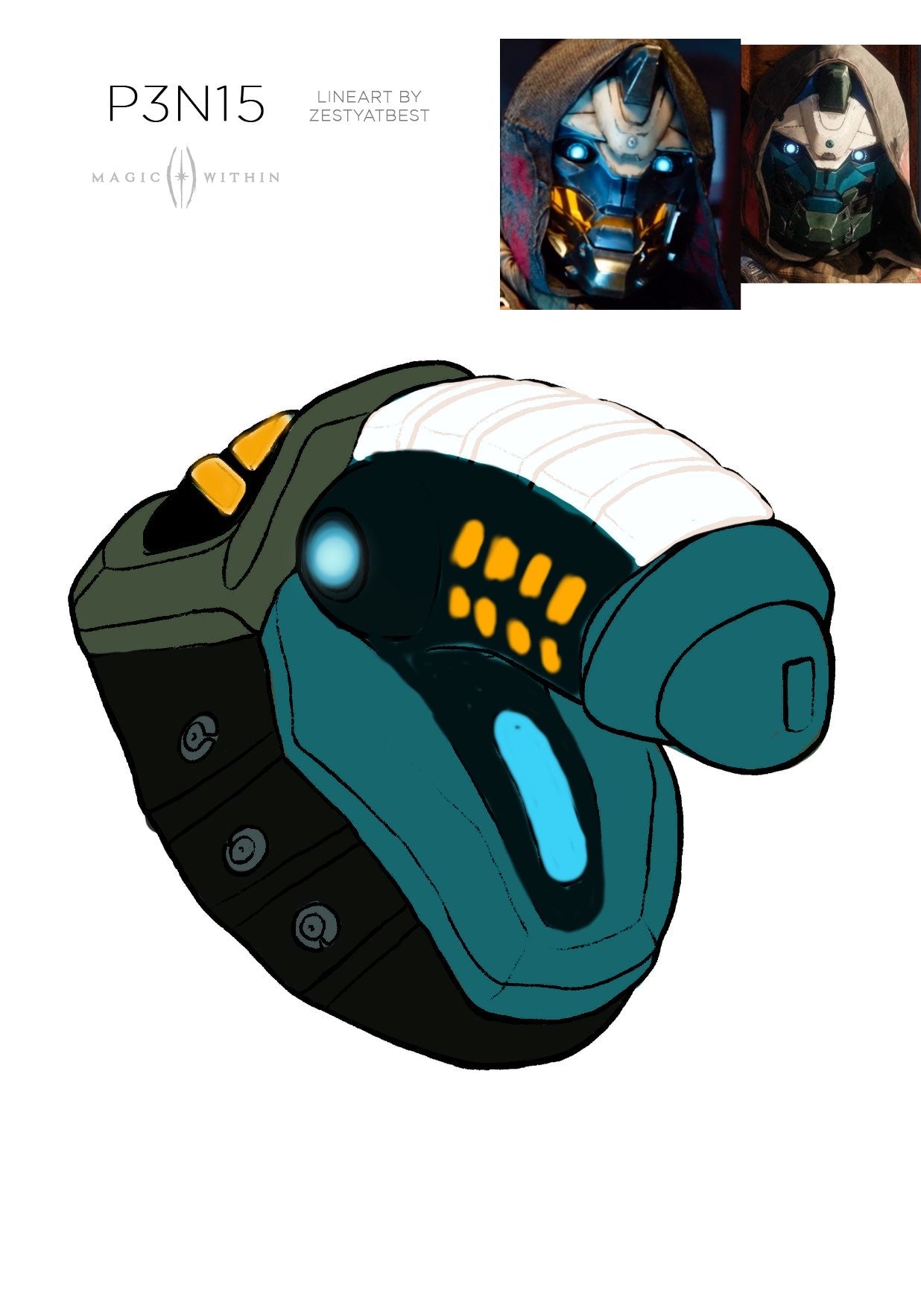 Custom P3N15 - Cayde-6 / IX’TARRI - Garrus