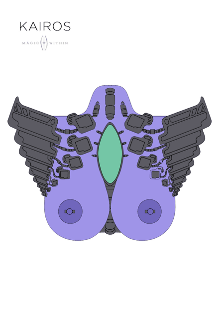 Custom KAIROS - L - Soft (00-30) purple + CHIP