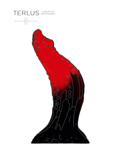 CUSTOM TERLUS - XL -  Red fade